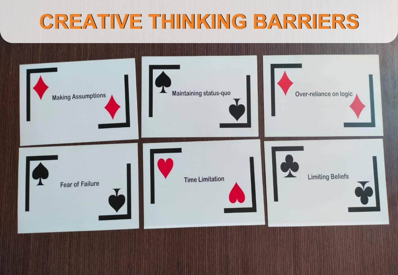 Card Based Games - Creative Thinking Barriers